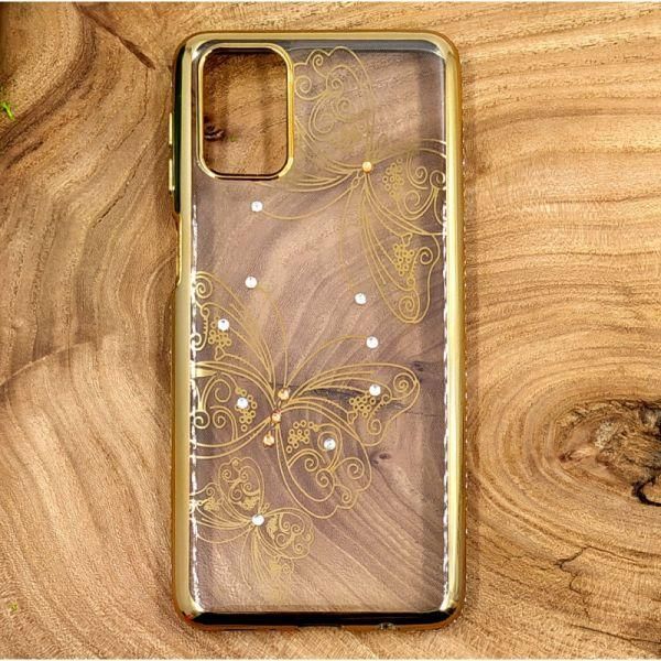 Силіконовий чохол Kings Bar зі стразами для Samsung M31s Butterfly(зас.тов.)