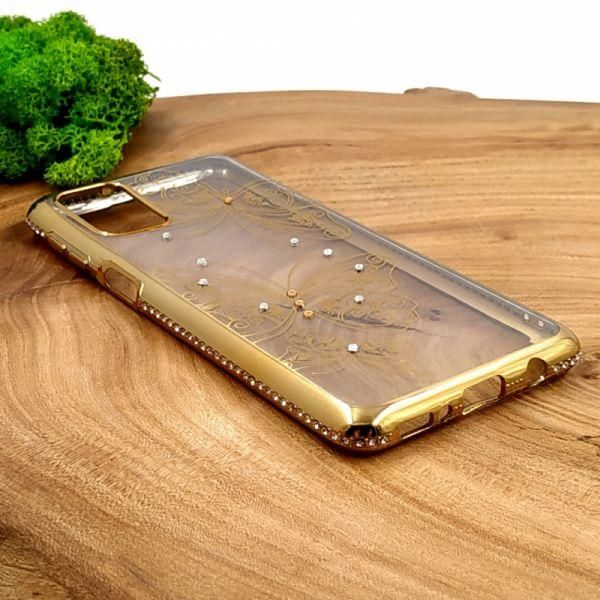 Силіконовий чохол Kings Bar зі стразами для Samsung M31s Butterfly(зас.тов.)