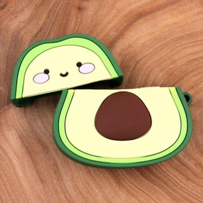 Ударостійкий чохол для Apple AirPods Pro Rubber Avocado(зас.тов.)