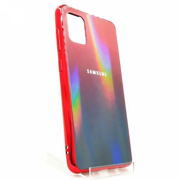 Скляний чохол Gradient case Samsung S10 Lite 2020 wine-colored(зас.тов.)