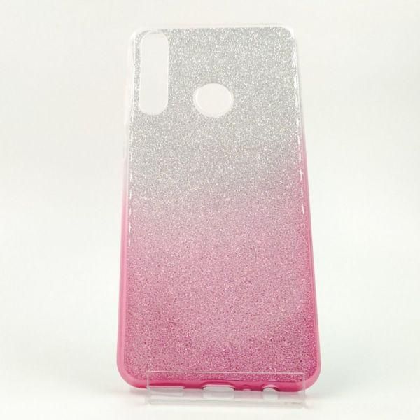 Силіконовий чохол із блискітками VAJA Huawei P40 Lite E Pink(зас.тов.)