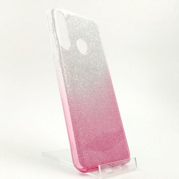 Силіконовий чохол із блискітками VAJA Huawei P40 Lite E Pink(зас.тов.)