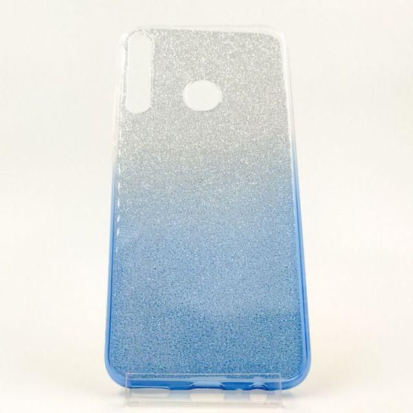 Силіконовий чохол із блискітками VAJA Huawei Y6P Blue(зас.тов.)