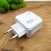 Зарядний пристрій MOXOM KH-67Y з кабелем Type-C (1USB/3A) QC3.0