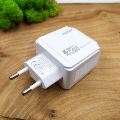 Зарядний пристрій MOXOM KH-67Y з кабелем Type-C (1USB/3A) QC3.0