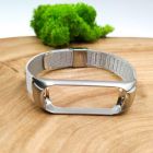 Металевий ремінець для фітнес-браслета Mi Band 3/4 Milanese Loop Silver