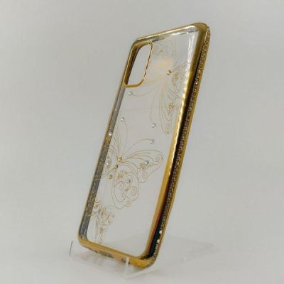 Силіконовий чохол Kings Bar зі стразами Samsung A11 Butterfly(зас.тов.)