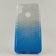 Силіконовий чохол VAJA градієнт Samsung A11 Blue(зас.тов.)