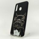 Люмінесцентний силіконовий світний Чохол LUXO Dog Samsung A10s Black(зас.тов.)