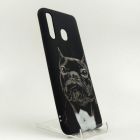 Люмінесцентний силіконовий світний Чохол LUXO Dog Samsung A10s Black(зас.тов.)