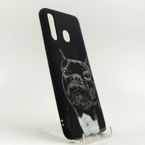 Люмінесцентний силіконовий світний Чохол LUXO Dog Samsung A10s Black(зас.тов.)