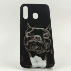 Люмінесцентний силіконовий світний Чохол LUXO Dog Samsung A10s Black(зас.тов.)