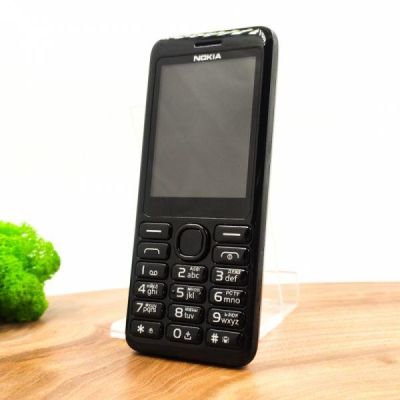 Кнопковий телефон Nokia 206 2G Black