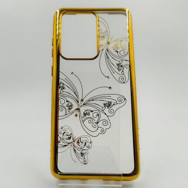 Силіконовий чохол Kings Bar зі стразами Samsung S20 Ultra Butterfly(зас.тов.)