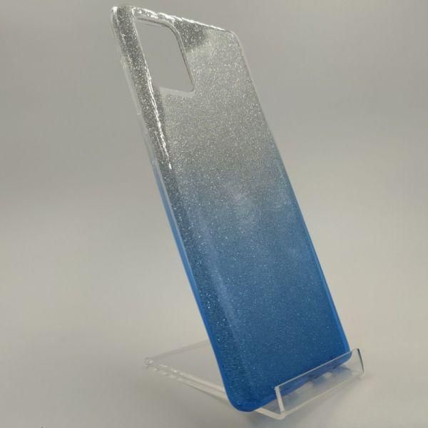 Чохол із блискітками VAJA для SAMSUNG A71 Blue(зас.тов.)