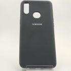 Матовий чохол Silicone Case для Samsung A10S Black(зас.тов.)