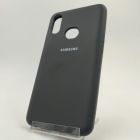 Матовий чохол Silicone Case для Samsung A10S Black(зас.тов.)