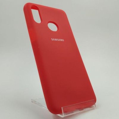 Матовий чохол Silicone Case для Samsung A10S Red(зас.тов.)