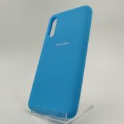 Матовий чохол Silicone Case Samsung A50/A30s JUST BLUE