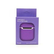 Ультратонкий силіконовий чохол для навушників AirPods REMAX Purple(зас.тов.)