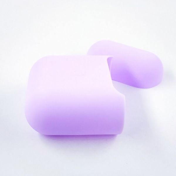 Ультратонкий силіконовий чохол для навушників AirPods REMAX Purple(зас.тов.)