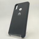 Матовий чохол Silicone Case Huawei P Smart Plus Black(зас.тов.)