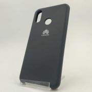 Матовий чохол Silicone Case Huawei P Smart Plus Black(зас.тов.)