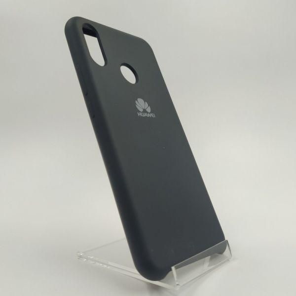 Матовий чохол Silicone Case Huawei P Smart Plus Black(зас.тов.)