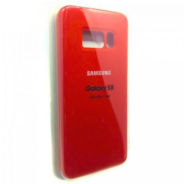 Чохол Silicone Case для Samsung Galaxy S8 Red (Червоний)(зас.тов.)