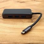 Хаб-концентратор Hoco HB23 Type-C 6в1 (USB 3.0/HDMI/PD/RJ45)(зас.тов.)
