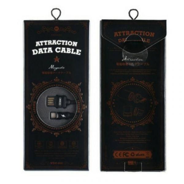 Кабель WK Design USB — microUSB Magnetic 1 м(зас.тов.)