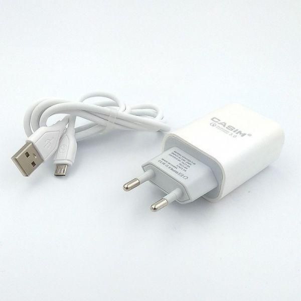 Зарядний комплект CASIM Q701 3A кабель USB - MicroUSB
