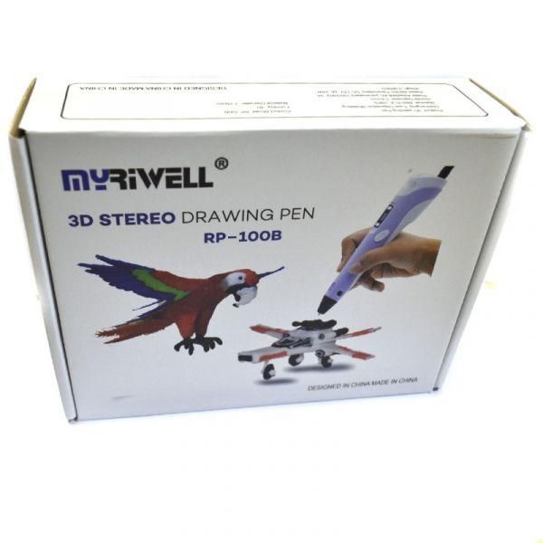 3D-ручка Myriwell RP-100B З LED Екраном Pink