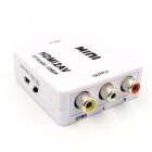 Конвертер відеосигналу HDMI на AV (3 тюльпани)