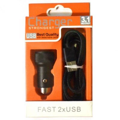 Зарядний комплект LDNIO C302  3.6A/2USB кабель USB - MicroUSB(зас.тов.)