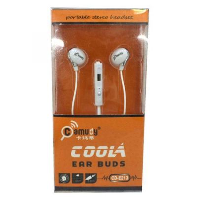 Навушники Camudy CD-E213 COOLA White