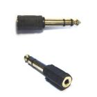 Перехідник 3.5 mini jack мама на 6.3 jack папа