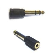 Перехідник 3.5 mini jack мама на 6.3 jack папа