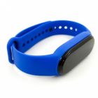 Силіконовий браслет  для Mi Band 5 Blue