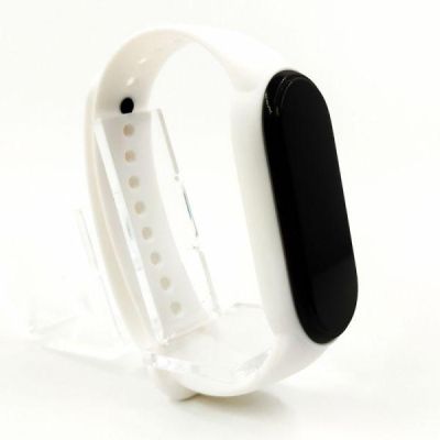 Силіконовий браслет для Mi Band 5 White