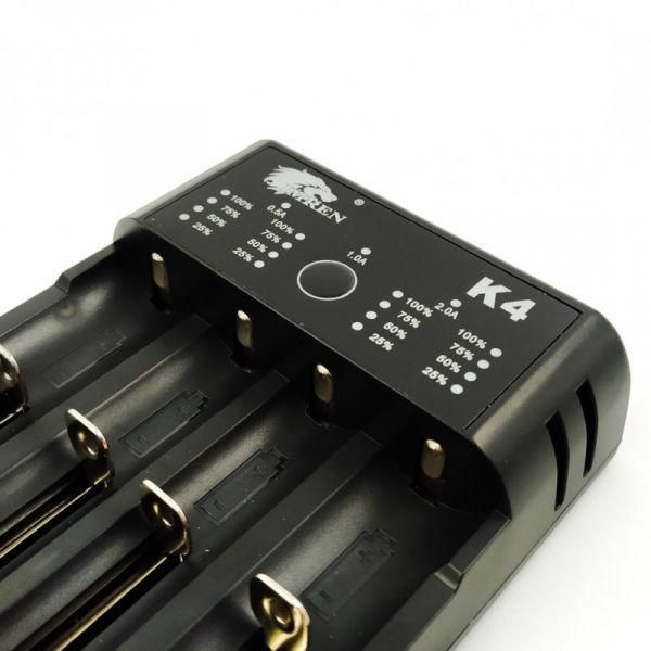 Зарядний пристрій Imren K4 для акумуляторів 18650 під 3,7V/1.2