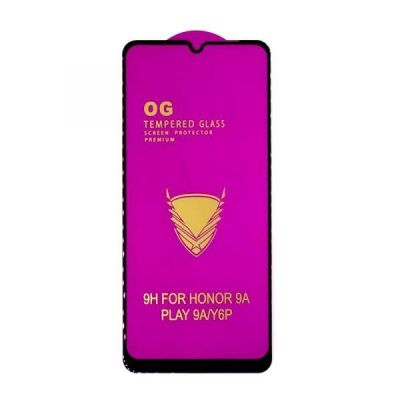 Захисне скло HOCO Full Glue Glass для Huawei Y6P Black(зас.тов.)
