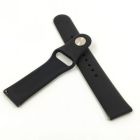 Силіконовий ремінець 20 мм для фітнес-браслета Amazfit Black