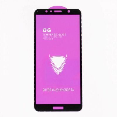 Захисне скло HOCO Full Glue Glass для Huawei Y6 2018 Black(зас.тов.)