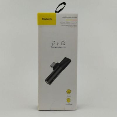 Перехідник Baseus L41 Type-C на Type-C +3.5mm(зас.тов.)