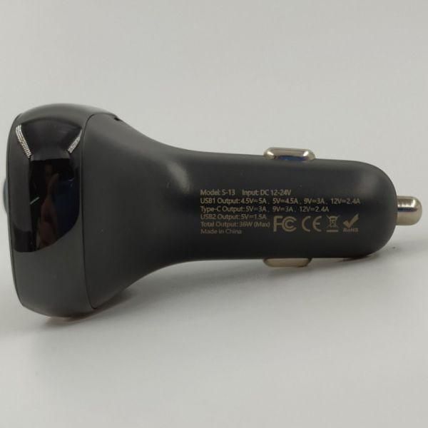 FM модулятор Baseus S-13 QC4.0 , PD3.0