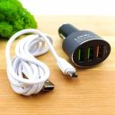 Зарядний пристрій LDNIO C703Q на 3 USB та кабель Micro USB(зас.тов.)