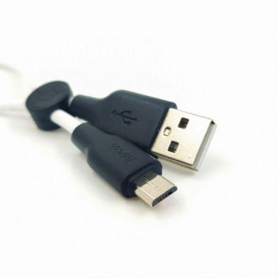 Кабель HOCO X21 USB - MicroUSB White 0.25m(зас.тов.)