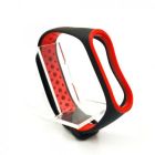 Браслет Nike Sport для Mi Band 3/4 black-red