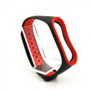 Браслет Nike Sport для Mi Band 3/4 black-red